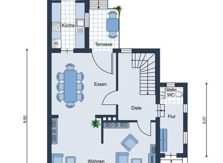 Doppelhaushälfte zum Kauf 385.850 € 5 Zimmer 116,6 m² 877 m² Grundstück St. Tönis Tönisvorst 47918