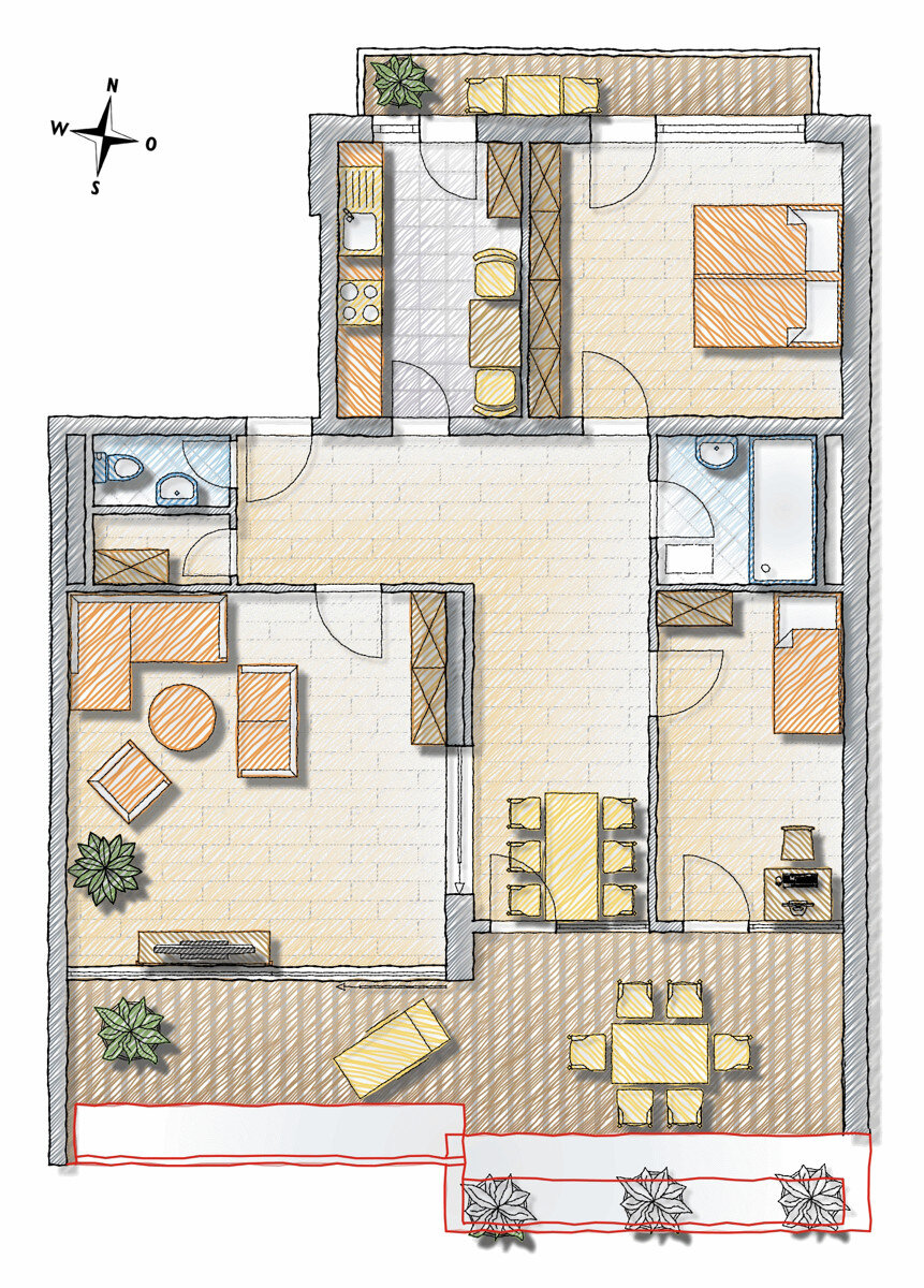 Wohnung zum Kauf 548.000 € 3 Zimmer 103,1 m²<br/>Wohnfläche 2.<br/>Geschoss Neuperlach München 81737