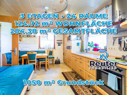 Einfamilienhaus zum Kauf 260.000 € 10 Zimmer 124,7 m² 1.050 m² Grundstück frei ab sofort Graitschen bei Bürgel 07616