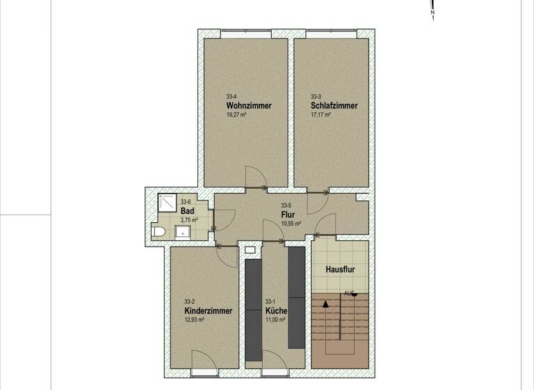 Wohnung zum Kauf 79.900 € 3 Zimmer 75 m² 2. Geschoss Weißenborn 09600
