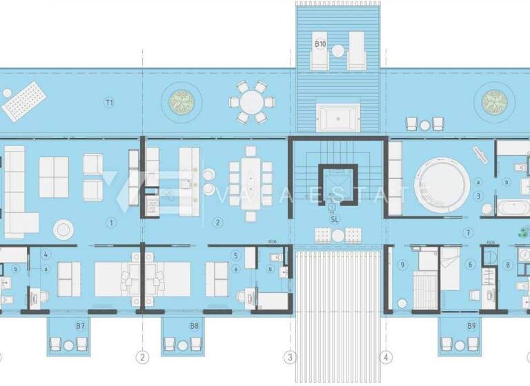 Wohnung zum Kauf 950.000 € 5 Zimmer 215 m² 2. Geschoss Malinska-Dubasnica
