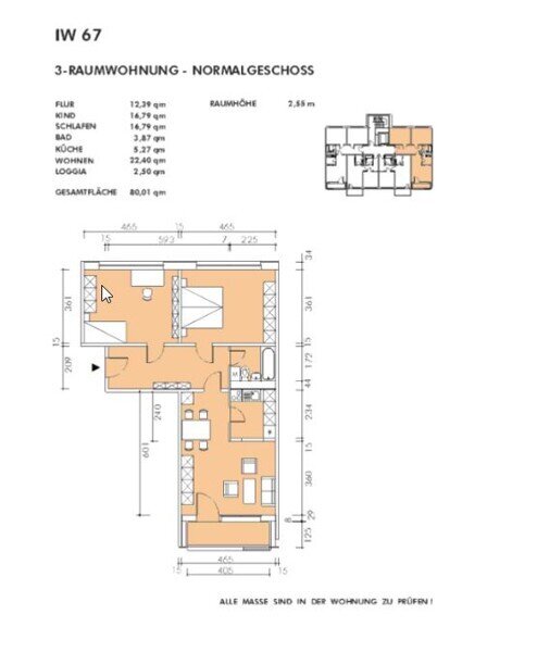 Wohnung zur Miete 534 € 3 Zimmer 80,3 m²<br/>Wohnfläche 5.<br/>Geschoss 18.12.2024<br/>Verfügbarkeit Comeniusstr. 34 a Johannstadt-Südost (Comeniusstr.) Dresden 01309