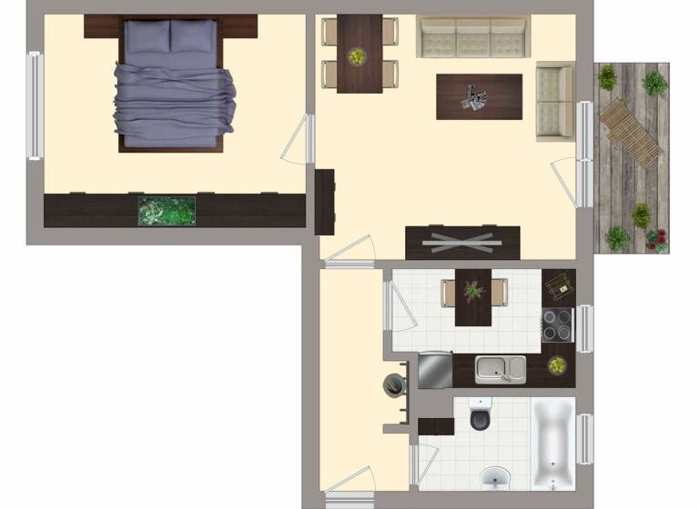 Wohnung zur Miete 317 € 2 Zimmer 49,4 m² 3. Geschoss Steigerstraße 17 Merseburg 06217