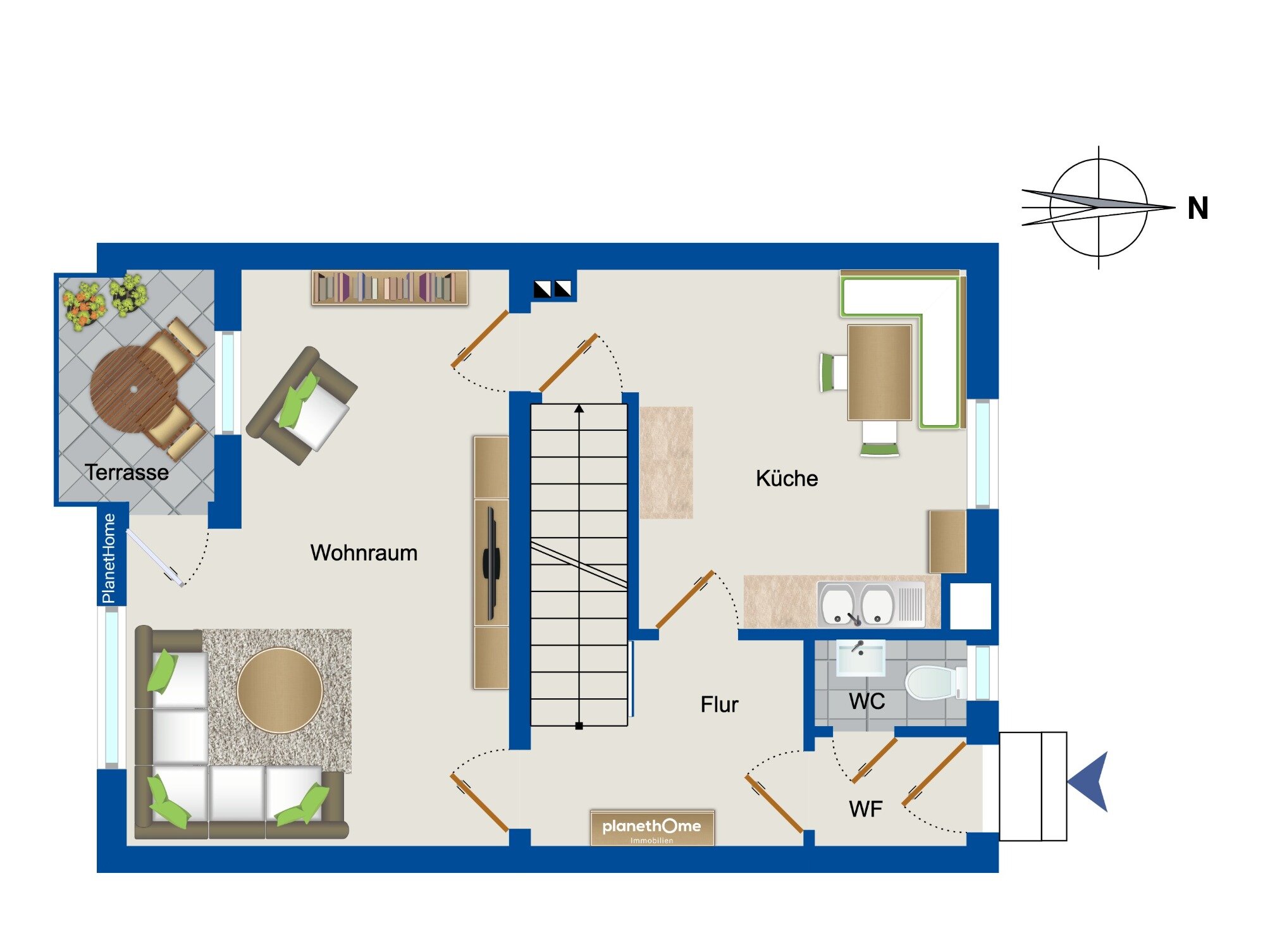 Reihenmittelhaus zum Kauf 5 Zimmer 114 m²<br/>Wohnfläche 315 m²<br/>Grundstück Bühl - Süd Kempten 87437