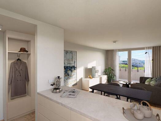 Wohnung zur Miete Wohnen auf Zeit 1.459 € 2 Zimmer 55,5 m² Mailänder Str. 12 Sachsenhausen Frankfurt am Main 60598