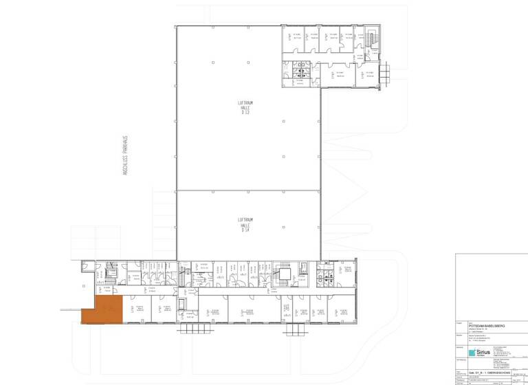 Bürofläche zur Miete 1.024 € 55,1 m²<br/>Bürofläche Wetzlarer Str. 28-58a Babelsberg Süd Potsdam 14482