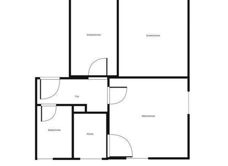 Wohnung zur Miete 503 € 2,5 Zimmer 45,8 m² 1. Geschoss frei ab 08.03.2026 Bachstr. 3 Winz-Baak Hattingen 45529