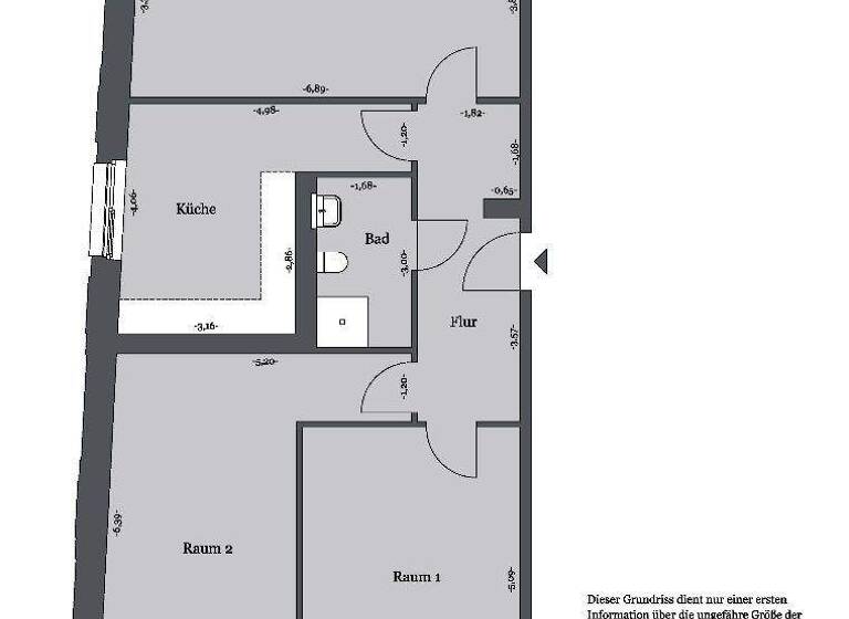 Wohnung zur Miete - Erstbezug 1.173 € 3 Zimmer 97,7 m² 5. Geschoss Körnerstr. 16 Mitte Hannover 30159