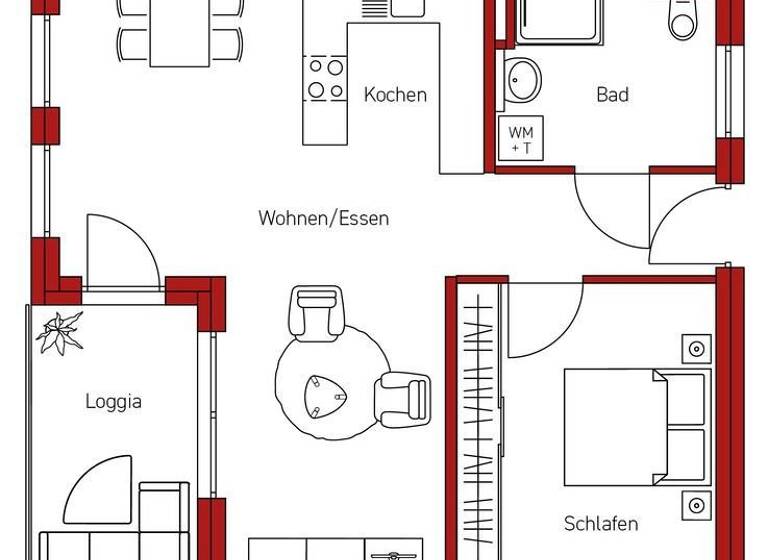 Wohnung zum Kauf provisionsfrei 242.859 € 2,5 Zimmer 64,6 m²<br/>Wohnfläche Gerabronn Gerabronn 74582