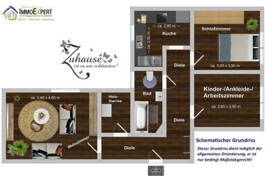 Wohnung zur Miete 330 € 3,5 Zimmer 50 m² 3. Geschoss Eulerstr. 25 Altendorf Essen 45143