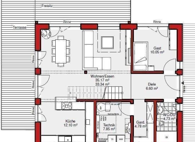 Einfamilienhaus zum Kauf provisionsfrei 698.600 € 6 Zimmer 150 m² 465 m² Grundstück Rhodt unter Rietburg 76835