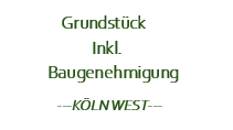 Grundstück zum Kauf 799.000 € 590 m²<br/>Grundstück vorhanden<br/>Baugenehmigung Girlitzweg Vogelsang Köln 50829