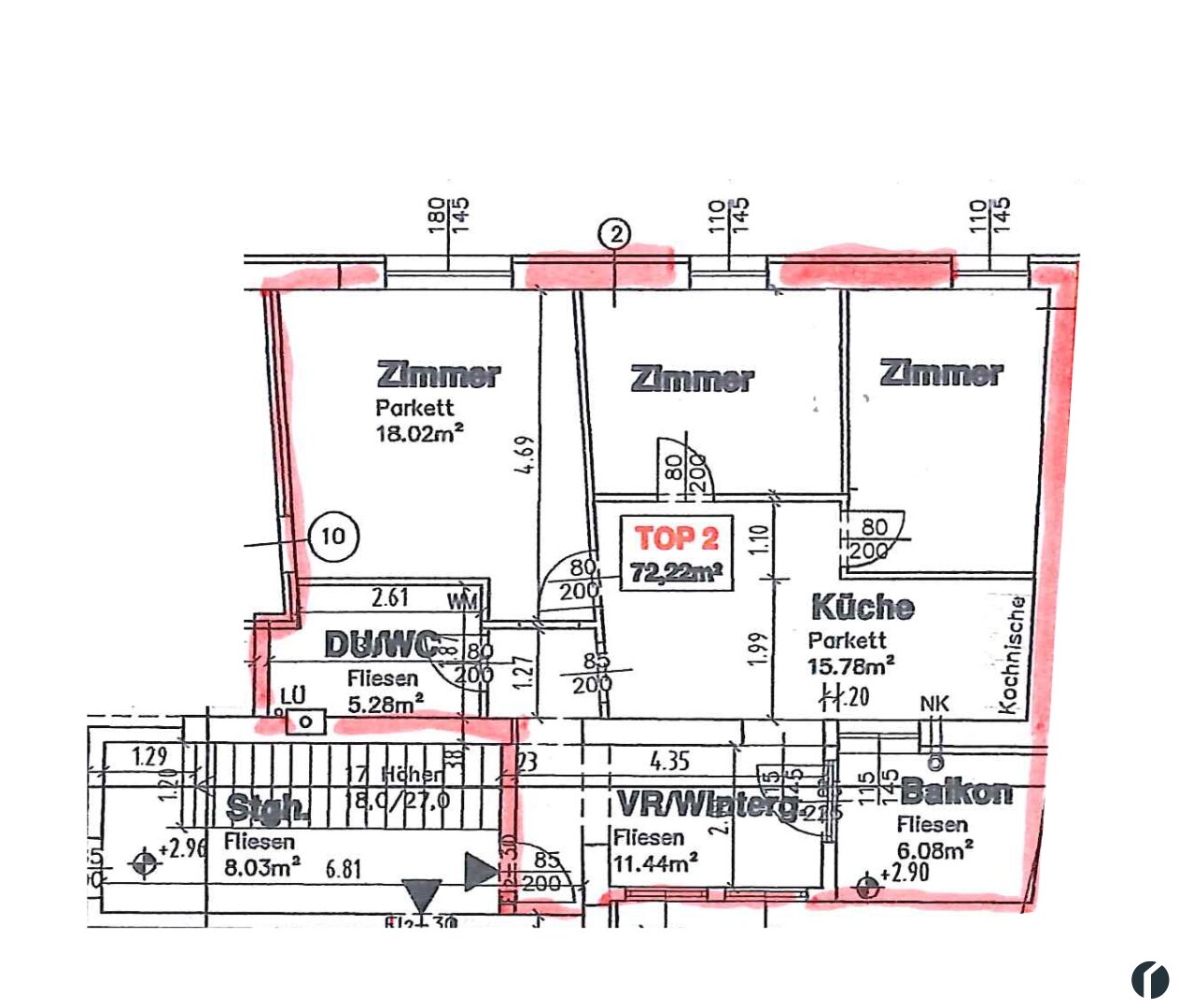 Wohnung zum Kauf 220.000 € 72,2 m²<br/>Wohnfläche 1.<br/>Geschoss Wiener Straße 6 Königstetten 3433