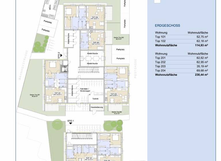 Wohnung zur Miete 642 € 2 Zimmer 52,8 m² frei ab 30.06.2026 Hofstetten-Grünau 3202