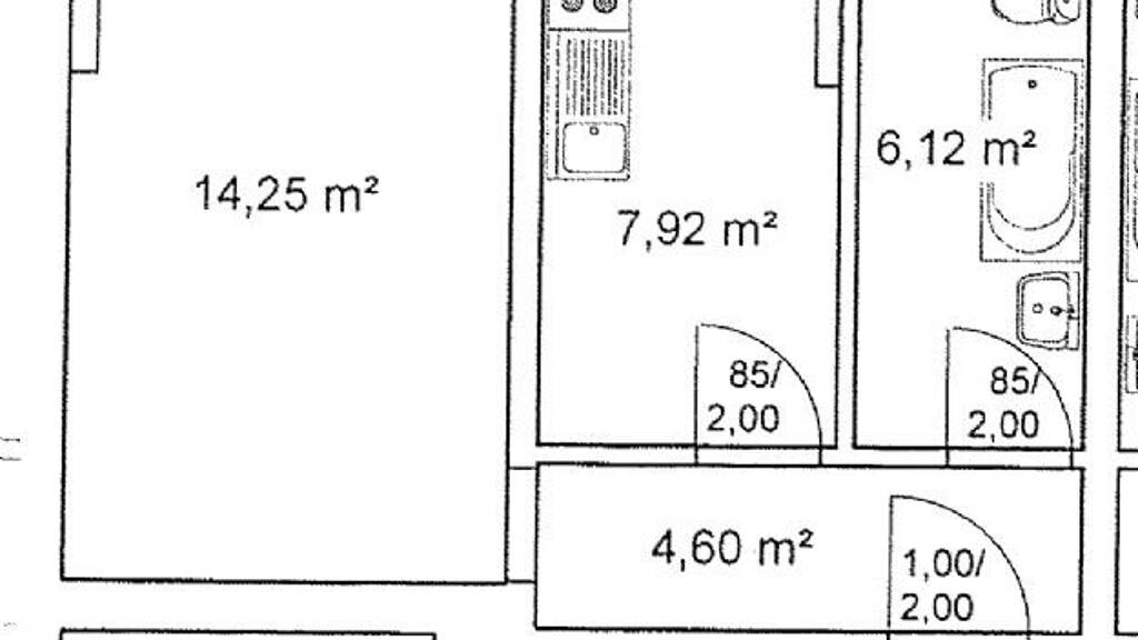 Wohnung zur Miete 385 € 1 Zimmer 33 m² 3. Geschoss frei ab sofort Freiimfelder Str. 102 Freiimfelde Halle (Saale) 06112
