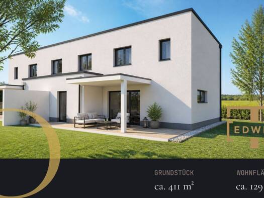 Doppelhaushälfte zum Kauf - Erstbezug 568.000 € 5 Zimmer 129,2 m² 411 m² Grundstück Edt bei Lambach 4650