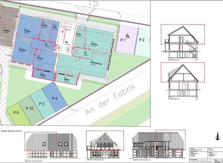 Wohnung zur Miete 594 € 2 Zimmer 54 m² 1. Geschoss Estorf 31629