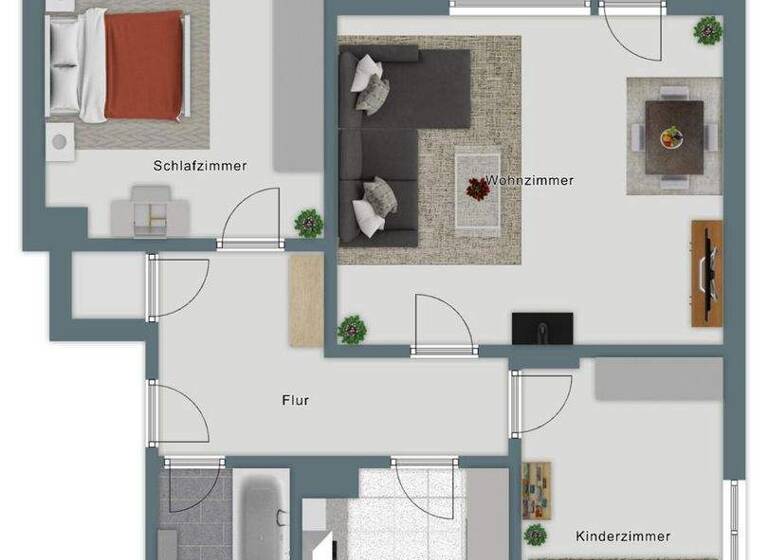 Wohnung zum Kauf 177.500 € 3 Zimmer 71 m² 1. Geschoss Göggingen Augsburg / Göggingen 86199