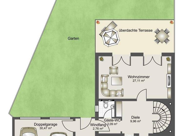 Doppelhaushälfte zum Kauf 945.000 € 7 Zimmer 174 m² 464 m² Grundstück frei ab sofort Dietersheim Eching 85386
