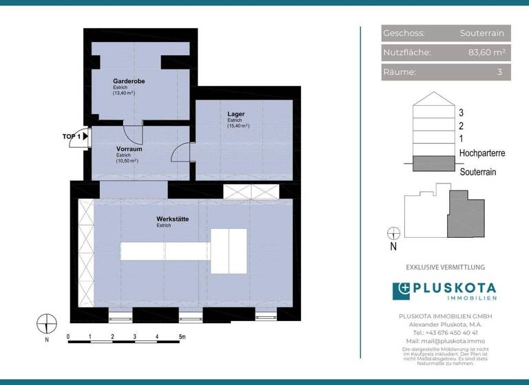 Werkstatt zum Kauf 105.000 € 83,6 m² Lagerfläche Wien, Döbling / Wien 19., Döbling 1190