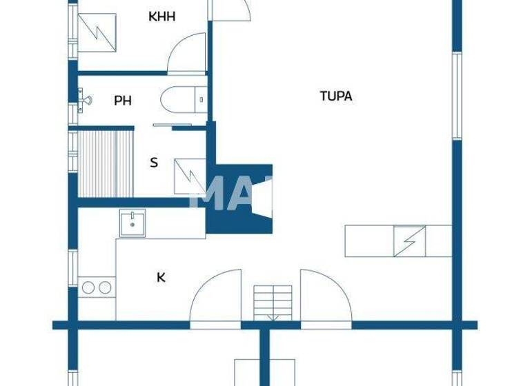 Einfamilienhaus zum Kauf 159.000 € 3 Zimmer 42 m² 64.275 m² Grundstück Palokoskentie 104 Tervola 95340