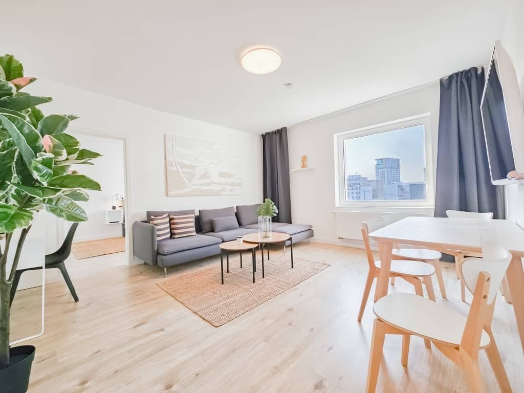 Wohnung zur Miete Wohnen auf Zeit 1.650 € 2 Zimmer 60 m²<br/>Wohnfläche 03.04.2025<br/>Verfügbarkeit Birkenstraße Flingern - Nord Düsseldorf 40233