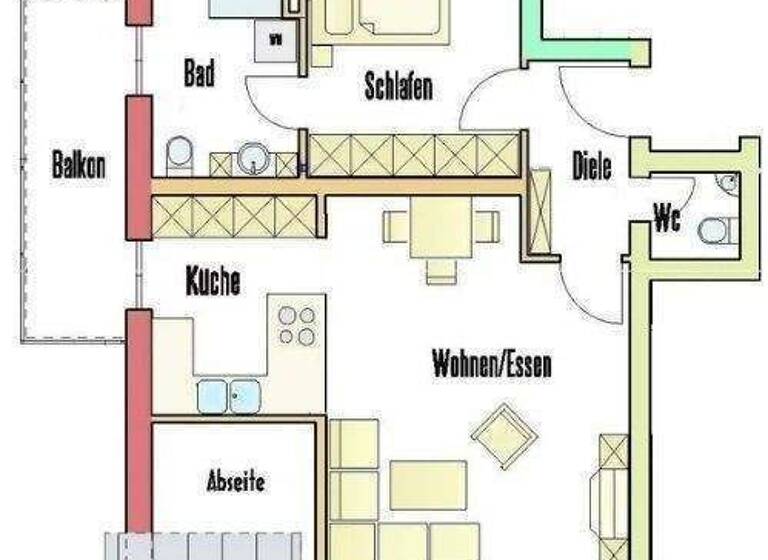 Wohnung zur Miete 1.050 € 2,5 Zimmer 72 m² 2. Geschoss Ebenweiler 88370