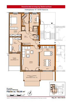 Wohnung zur Miete 1.200 € 4 Zimmer 162,9 m²<br/>Wohnfläche ab sofort<br/>Verfügbarkeit Hedwigstraße Mitte Hannover 30159