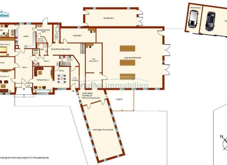 Bauernhaus zum Kauf 390.000 € 11 Zimmer 314 m² 3.779 m² Grundstück Hesedorf Gyhum bei Zeven 27404