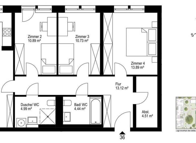 Wohnung zum Kauf - Erstbezug provisionsfrei 738.000 € 4 Zimmer 94 m² 3. Geschoss Haslach Freiburg 79115