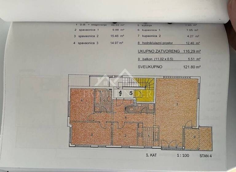 Wohnung zum Kauf 395.000 € 4 Zimmer 132 m² 1. Geschoss Sestine, Podsljeme Sestine - Mlinovi