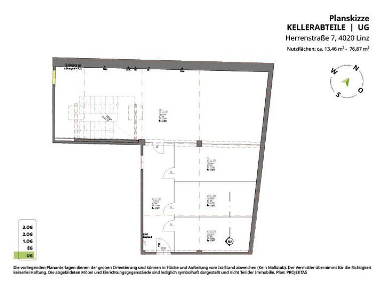 Sonstiges zur Miete 63,18 € Herrenstrasse 7 Linz 4020