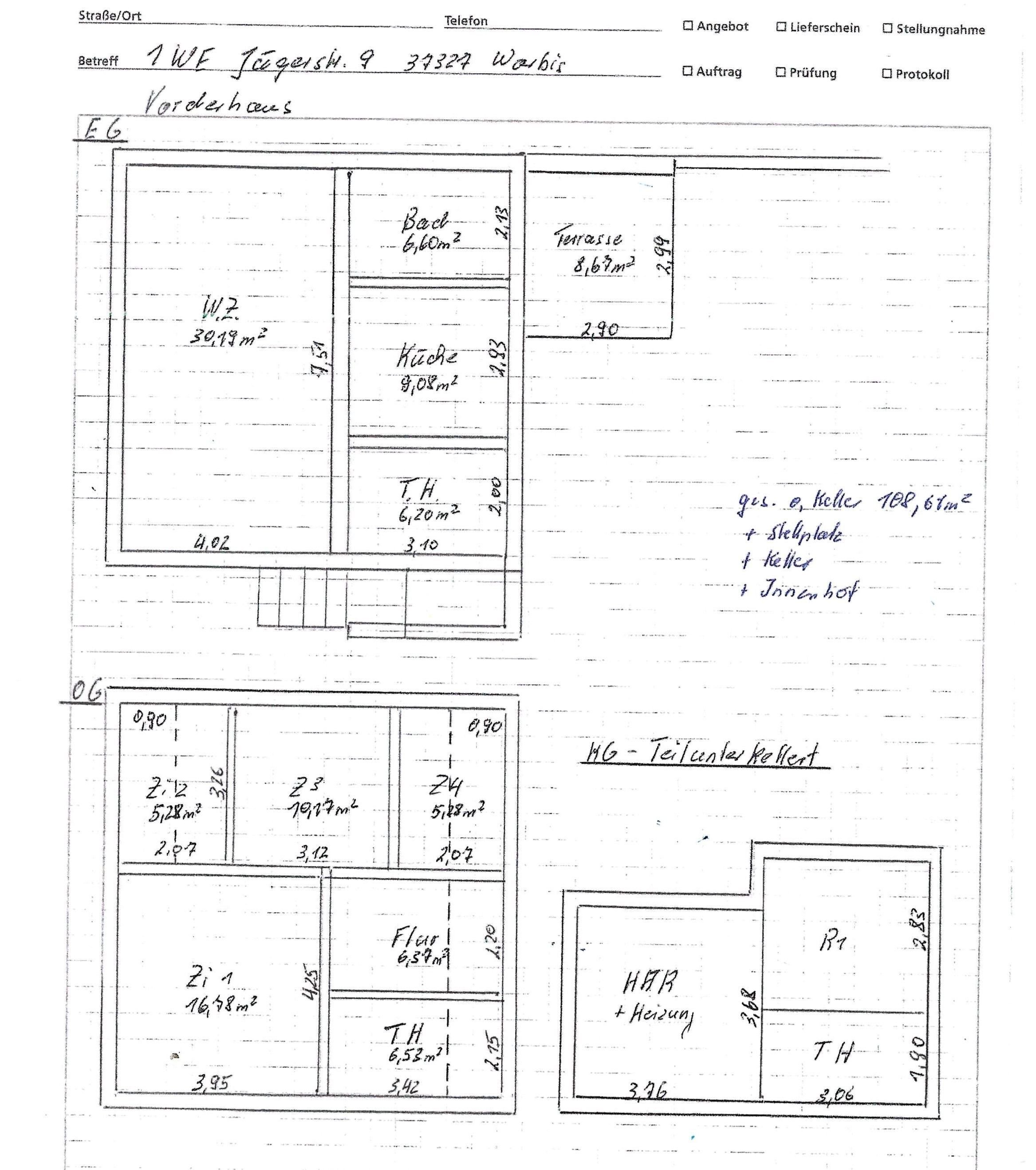 Wohnung zur Miete 950 € 4 Zimmer 108,6 m²<br/>Wohnfläche ab sofort<br/>Verfügbarkeit Jägerstraße 9 Worbis Leinefelde-Worbis 37339