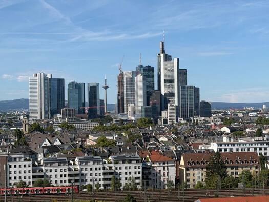 Wohnung zur Miete 1.200 € 2 Zimmer 60 m² Geschoss 14/14 frei ab sofort Sachsenhausen Frankfurt am Main 60598