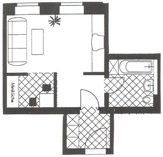 Wohnung zur Miete 165 € 1 Zimmer 30,2 m²<br/>Wohnfläche 1.<br/>Geschoss 01.03.2025<br/>Verfügbarkeit Spiegelstraße 13 Mitte - West 134 Zwickau 08056