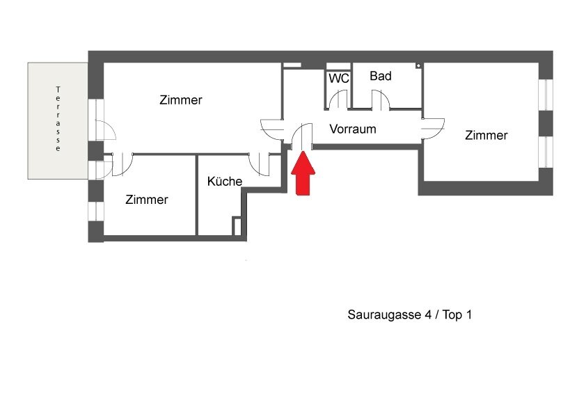 Wohnung zur Miete 644 € 3,5 Zimmer 89,2 m²<br/>Wohnfläche 1.<br/>Geschoss 01.12.2024<br/>Verfügbarkeit Sauraugasse 4 Leoben 8700