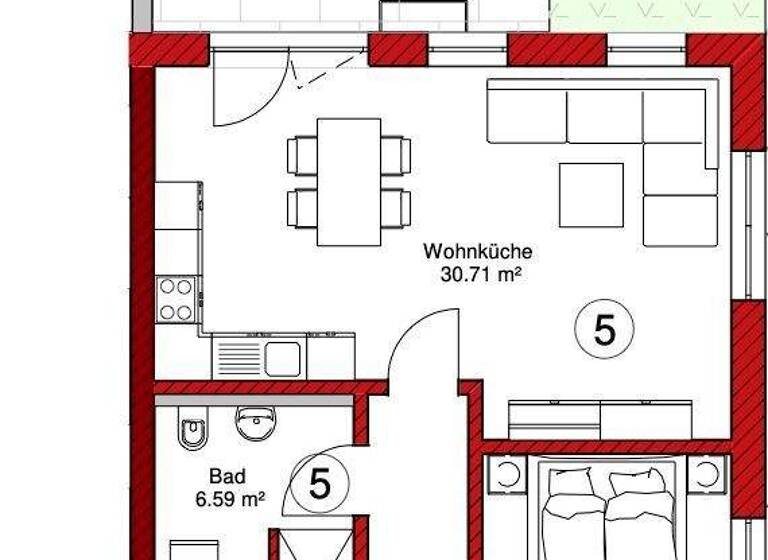 Wohnung zum Kauf provisionsfrei 320.000 € 2 Zimmer 68,5 m² 2 Geschosse frei ab sofort Buchhausener Straße 11 Schierling 84069