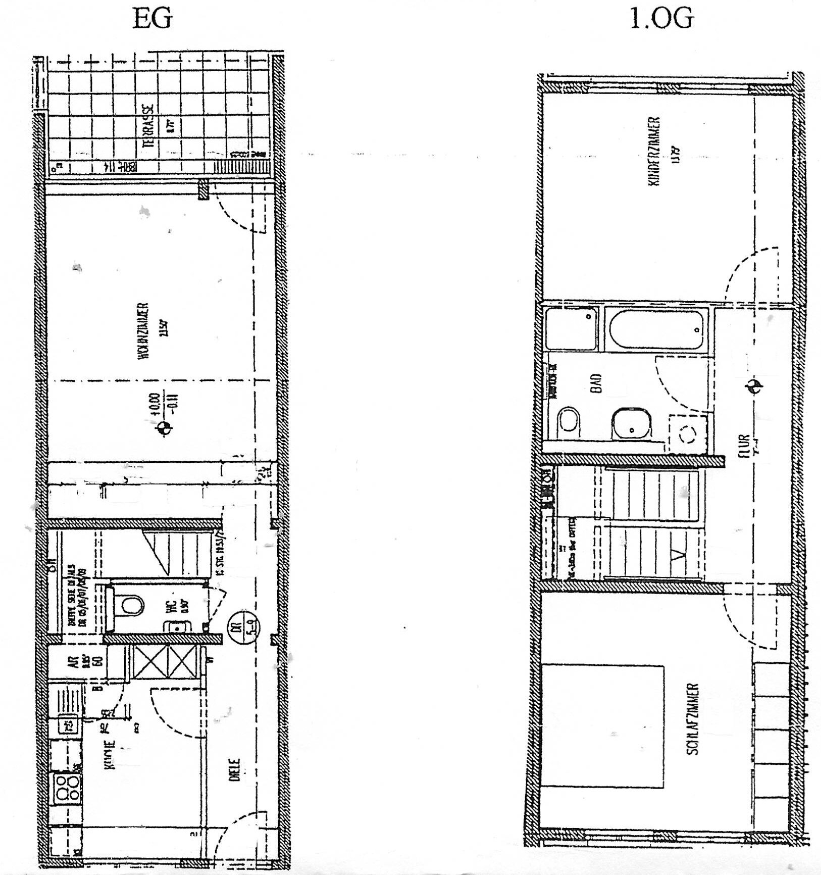 Maisonette zur Miete 940 € 3 Zimmer 88,2 m²<br/>Wohnfläche EG<br/>Geschoss Arnouxstraße 8d Französisch Buchholz Berlin 13127