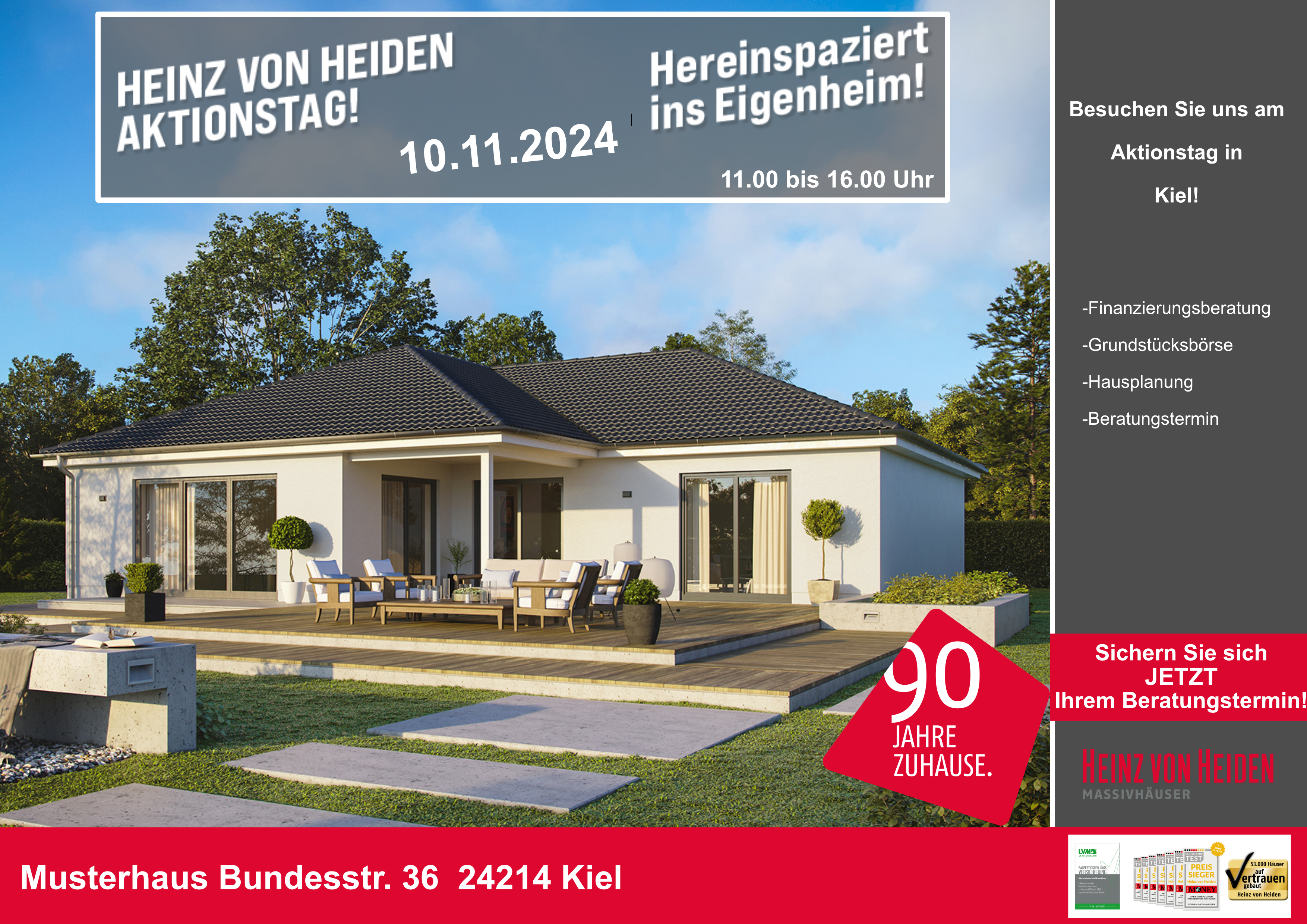 Bungalow zum Kauf 399.030 € 4 Zimmer 140 m²<br/>Wohnfläche 710 m²<br/>Grundstück Boostedt 24598