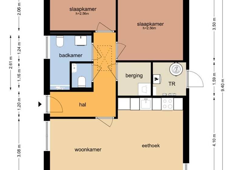 Einfamilienhaus zum Kauf provisionsfrei 175.000 € 3 Zimmer 58 m² 192 m² Grundstück Onderdijk 245 Wervershoof 1693CG