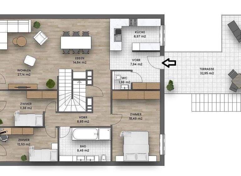 Maisonette zum Kauf 630.000 € 4 Zimmer 134,3 m² Hinterbrühl 2371