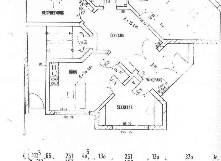Büro zur Miete provisionsfrei 7,81 € 4 Zimmer 103,7 m² Bürofläche Poststraße 20 Hemer 58675