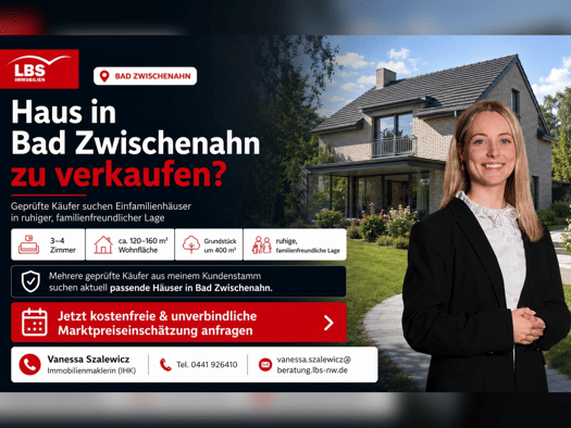 Einfamilienhaus zum Kauf 4 Zimmer 150 m² 400 m² Grundstück Aschhausen Bad Zwischenahn 26160