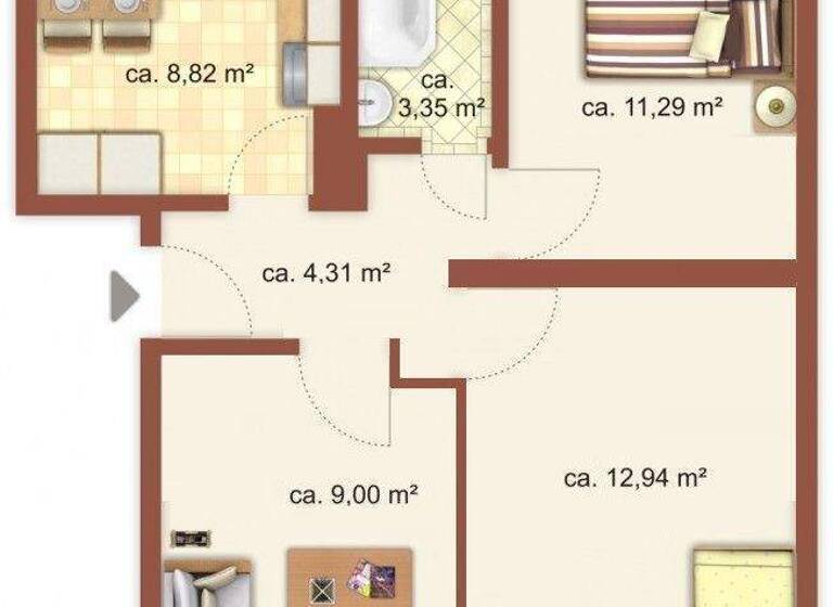 Wohnung zur Miete 390 € 3 Zimmer 49,9 m² EG frei ab 01.04.2026 Freiimfelder Str. 100 Freiimfelde Halle 06112