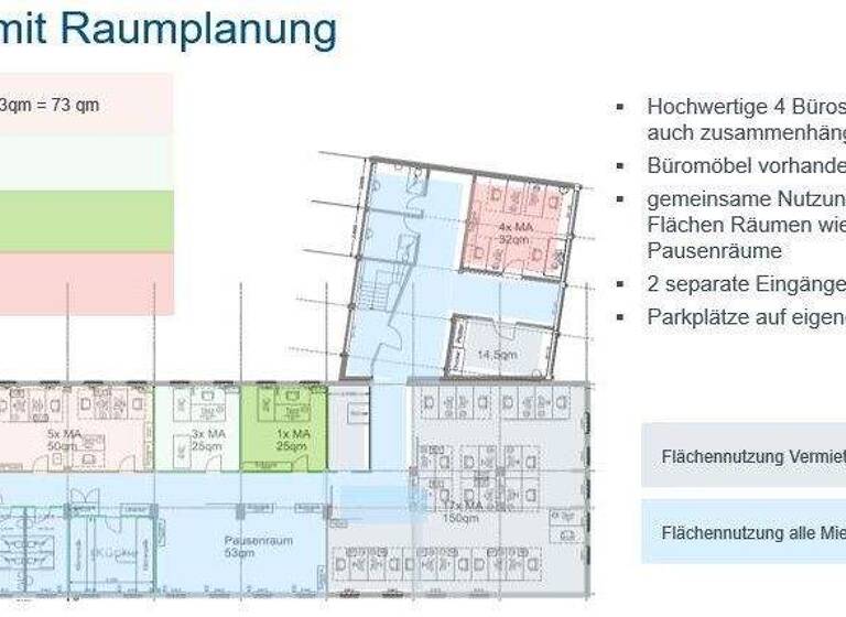 Bürofläche zur Miete provisionsfrei 1.894 € 110 m² Bürofläche Spitzweidenweg Nord Jena 07743