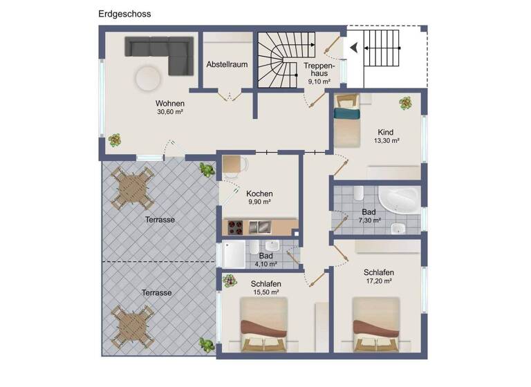 Wohnung zum Kauf 445.000 € 4 Zimmer 133,2 m² Roßdorf 64380