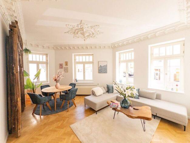 Wohnung zur Miete 900 € 2 Zimmer 54 m² EG Bernhard-Göring-Straße 116 Südvorstadt Leipzig 04275