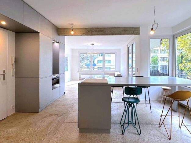 Wohnung zur Miete Wohnen auf Zeit 2.300 € 3 Zimmer 85 m² frei ab sofort Düsseltal Düsseldorf 40237