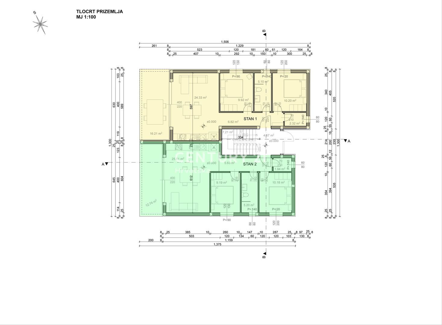 Wohnung zum Kauf 233.229 € 3 Zimmer 75 m²<br/>Wohnfläche Povljana 23249