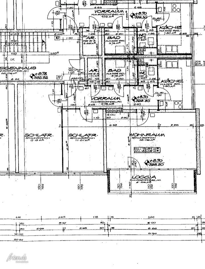 Wohnung zum Kauf 249.000 € 3 Zimmer 74,6 m²<br/>Wohnfläche 3.<br/>Geschoss Bad Vöslau 2540